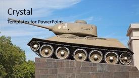  Presentation with liberation - Slide set enhanced with armory - liberation monument in minsk republic background and a light blue colored foreground