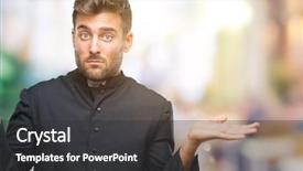  Presentation with christian - Beautiful slide set featuring arms and hands raised doubt backdrop and a  colored foreground