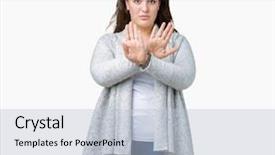  Presentation with power plug winter - Cool new PPT theme with arms and palms doing negative backdrop and a  colored foreground