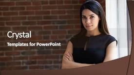  Presentation with head neck anatomy - Slide deck having arms folded - head and shoulders portrait background and a tawny brown colored foreground