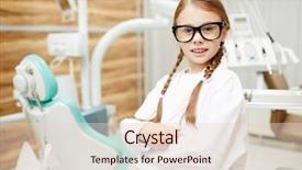  Presentation with dental child - Beautiful PPT layouts featuring arms on chest in dental backdrop and a lemonade colored foreground