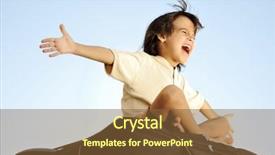  Presentation with car - Presentation theme having arms wide open - little boy traveling on bags background and a tawny brown colored foreground