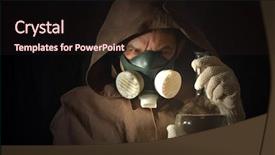  Presentation with retro - Colorful slide deck enhanced with army medicine - retro stile terrorist backdrop and a wine colored foreground