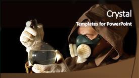  Presentation with retro - Slides with army medicine - retro stile terrorist background and a wine colored foreground