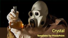  Presentation with retro - PPT theme with army medicine - retro stile terrorist background and a tawny brown colored foreground