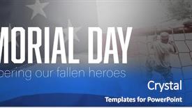  Presentation with american flag - Theme having army net - digital title against full frame background and a  colored foreground