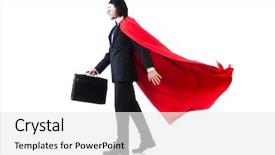  Presentation with meeting red white blue - Presentation theme consisting of mooncake traditional mid autumn festival background and a lemonade colored foreground.