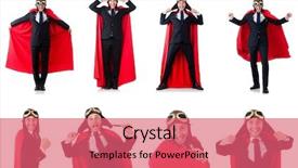  Presentation with red white blue patriotic - PPT theme with army strong - man in red cover isolated background and a coral colored foreground