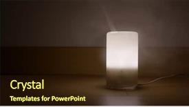  Presentation with diffuser - Colorful presentation theme enhanced with aroma oil diffuser light backdrop and a wine colored foreground