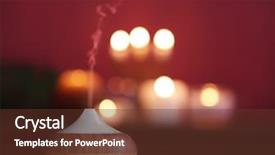  Presentation with diffuser - Colorful presentation theme enhanced with aroma oil diffuser on blurred backdrop and a tawny brown colored foreground