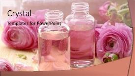  Presentation with essence - Amazing slide deck having aromatherapy essence oil spa treatment backdrop and a lemonade colored foreground