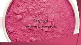  Presentation with ceramic - Audience pleasing slides consisting of aronia berry powder backdrop and a coral colored foreground