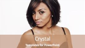  Presentation with exotic foods - Beautiful presentation theme featuring arousal - beautiful woman with exotic dark backdrop and a coral colored foreground