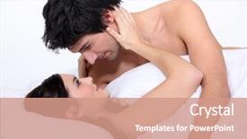  Presentation with eyes - Amazing PPT theme having arousal - couple staring lovingly into each backdrop and a coral colored foreground