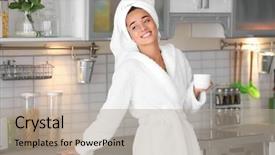  Presentation with black women beautiful woman - Audience pleasing presentation consisting of arousal - morning of young beautiful woman backdrop and a mint green colored foreground