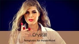  Presentation with being a single woman - Presentation theme having arousal - woman eating berry pin up background and a coral colored foreground