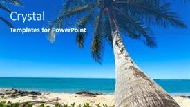  Presentation with bahia - Presentation having arraial-d-ajuda background and a ocean colored foreground