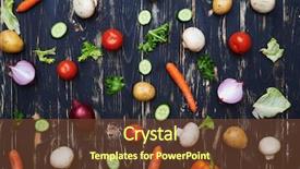  Presentation with vegetables - Audience pleasing theme consisting of arranged over wooden flat layout backdrop and a tawny brown colored foreground