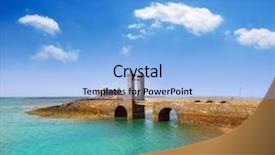  Presentation with san diego team news - PPT theme enhanced with arrecife lanzarote castillo san gabriel castle and puente de las bolas bridge background and a light blue colored foreground