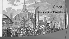  Presentation with wounded - PPT theme having arrival-of-the-wounded-prince background and a light gray colored foreground