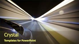  Presentation with end - Cool new presentation design with arriving at the end backdrop and a tawny brown colored foreground