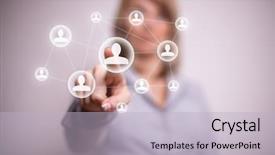  Presentation with social studyes - Presentation featuring photo of young couple relaxing in beauty spa background and a lemonade colored foreground