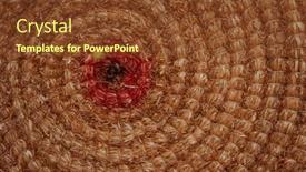  Presentation with success arrow 24 - Presentation theme with arrow-in-the-center background and a tawny brown colored foreground