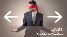  Presentation with earth inside an eye - Beautiful PPT layouts featuring arrow lot - covered eye businessman choosing backdrop and a  colored foreground