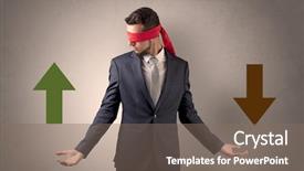  Presentation with eye desieases - Beautiful slide set featuring arrow lot - covered eye businessman choosing backdrop and a  colored foreground