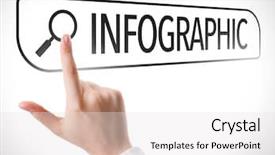  Presentation with infographic - Colorful presentation design enhanced with business plan meeting presentation template - infographic written in search bar backdrop and a white colored foreground