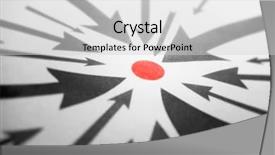  Presentation with point of view - Cool new presentation with arrows pointing to one red backdrop and a light gray colored foreground