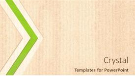  Presentation with eco paper - PPT theme enhanced with arrows-symbol-on-recycled-striped background and a  colored foreground