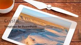  Presentation with colorado - PPT layouts enhanced with arroyo-and-grassland-main-draw background and a coral colored foreground