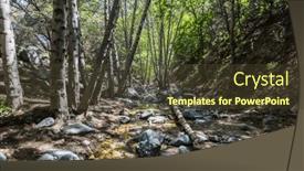  Presentation with near furnace creek in death - Theme enhanced with arroyo-seco-creek-above-switzer background and a tawny brown colored foreground