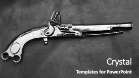  Presentation with black and white trees - Cool new slide deck with arsenal - 1730 era scottish highland black backdrop and a dark gray colored foreground