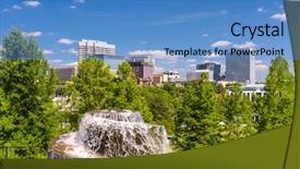  Presentation with usa - PPT theme enhanced with arsenal - columbia south carolina usa background and a teal colored foreground