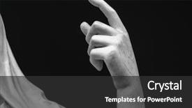  Presentation with stone - Colorful slide deck enhanced with art - stone statue detail of human backdrop and a dark gray colored foreground