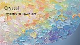  Presentation with watercolor color - PPT layouts enhanced with art-abstract-acrylic-and-watercolor background and a lemonade colored foreground