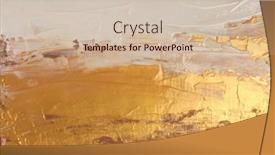  Presentation with abstract art - Slide set enhanced with art-abstract-acrylic-smear-blot background and a soft green colored foreground