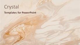  Presentation with abstract wave - PPT theme having art-abstract-flow-pour-acrylic background and a lemonade colored foreground