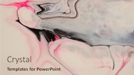  Presentation with watercolor color - Presentation theme featuring art-abstract-flow-pour-acrylic background and a lemonade colored foreground