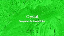  Presentation with abstract art - PPT layouts enhanced with art abstract painted background texture background and a shamrock green colored foreground