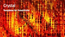  Presentation with abstract art - PPT layouts featuring art abstract rainbow pattern background background and a tawny brown colored foreground