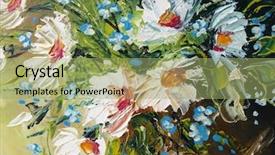  Presentation with painting - PPT layouts with ekg - hand drawn heart beating cardiograph background and a white colored foreground.