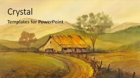  Presentation with watercolor - Amazing PPT layouts having art acrylic - very nice original watercolor painting backdrop and a blonde colored foreground