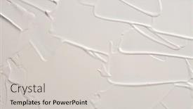  Presentation with abstract art - PPT theme consisting of art-acrylic-smear-blot-brushstroke background and a lemonade colored foreground