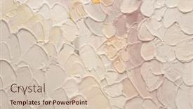  Presentation with abstract art - PPT theme consisting of art-acrylic-smear-blot-brushstroke background and a lemonade colored foreground