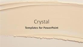  Presentation with abstract art - Slide deck with art-acrylic-smear-blot-brushstroke background and a lemonade colored foreground