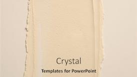  Presentation with abstract art - PPT theme enhanced with art-acrylic-smear-blot-brushstroke background and a lemonade colored foreground