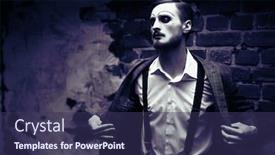  Presentation with vintage art - Slide deck consisting of art-and-fashion-old-fashioned background and a violet colored foreground